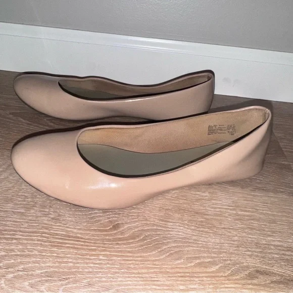 Elegant Nude Women's Ballet Flats - Picture 1 of 6